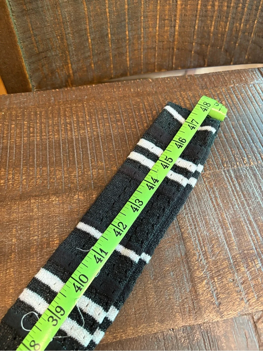 GAP scarf- skinny black and white Vintage
